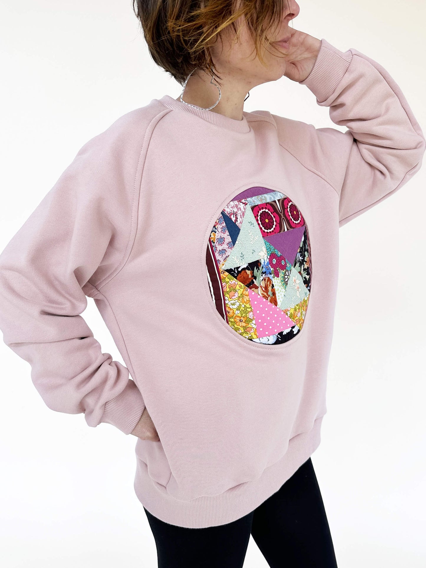 Patchwork Sweater- Medium