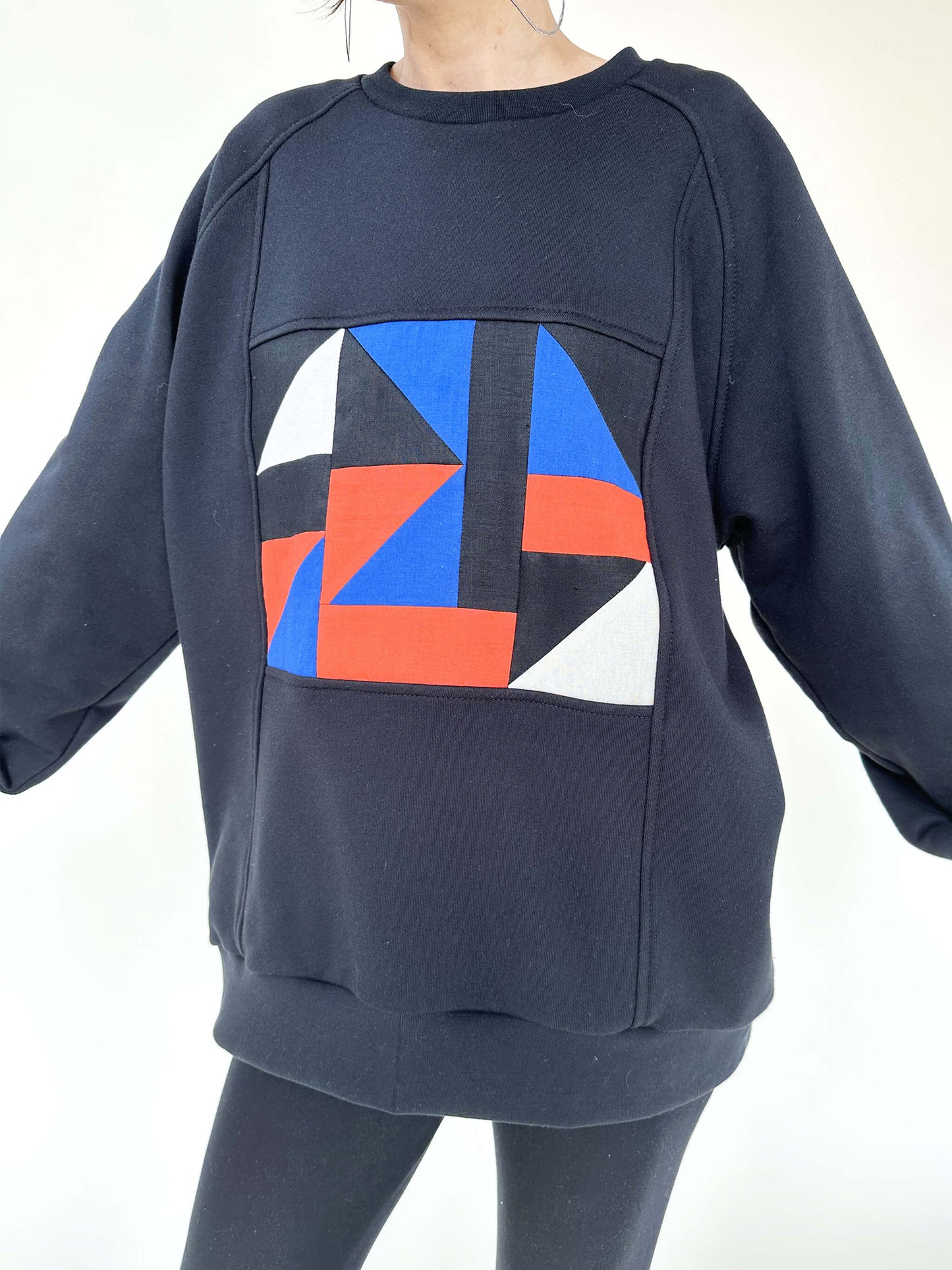 Patchwork Sweater- Medium