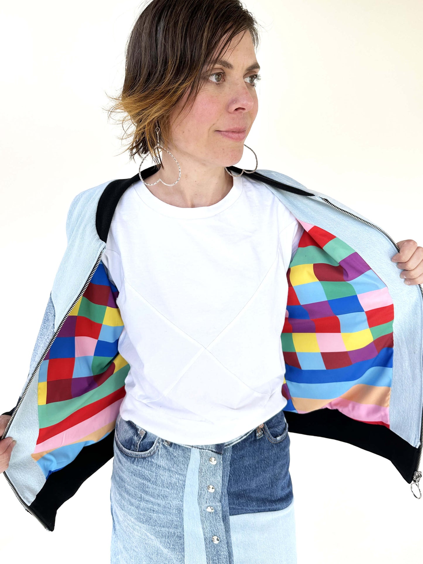 Blue Shade Bomber Jacket