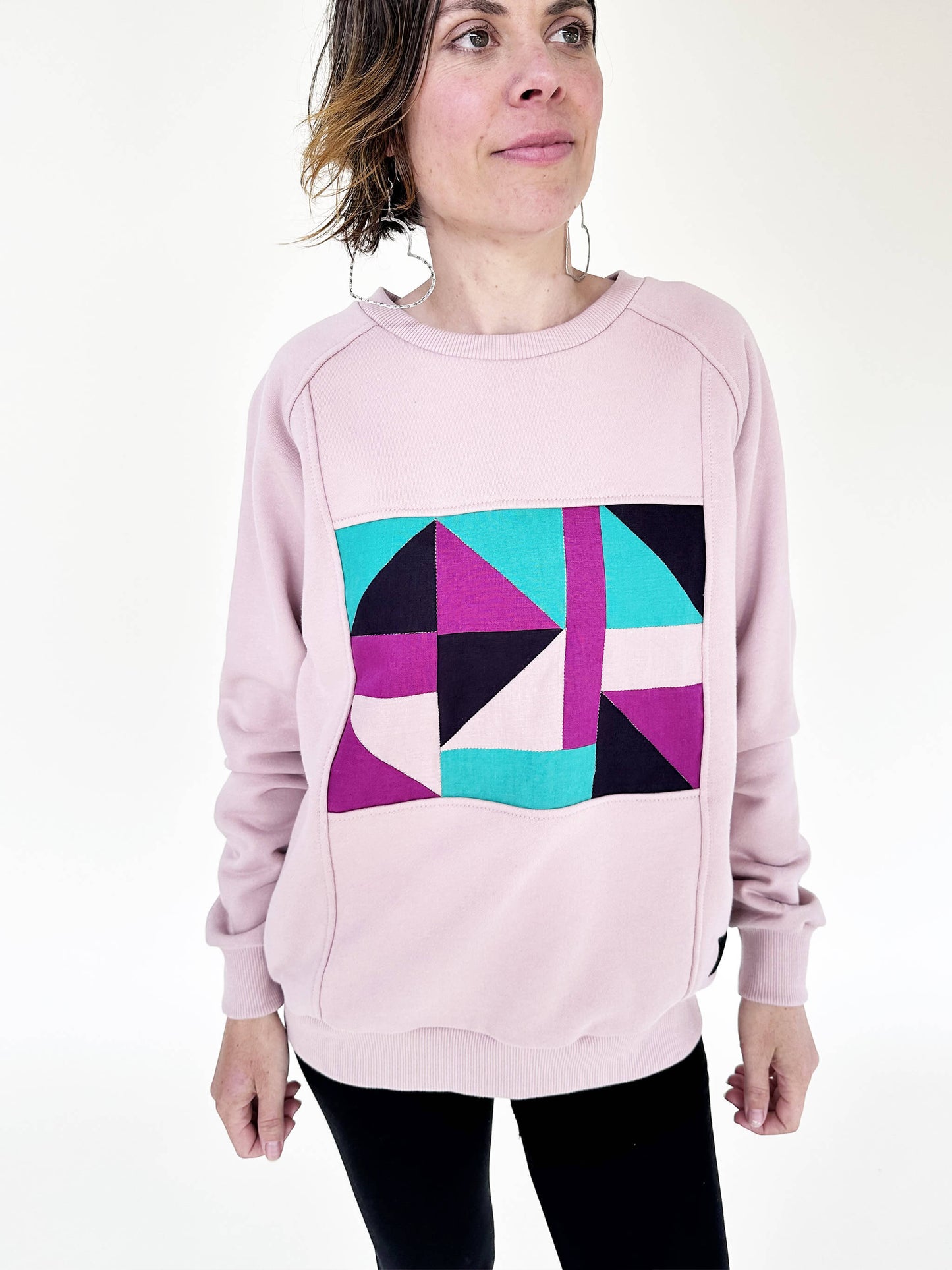 Patchwork Sweater- Medium