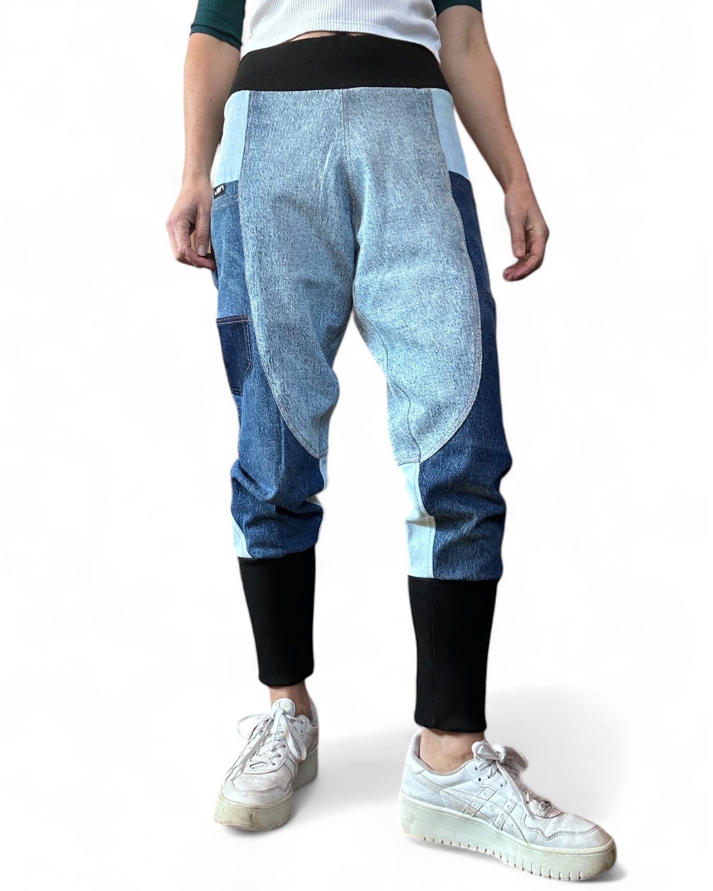 Denim Track Pants