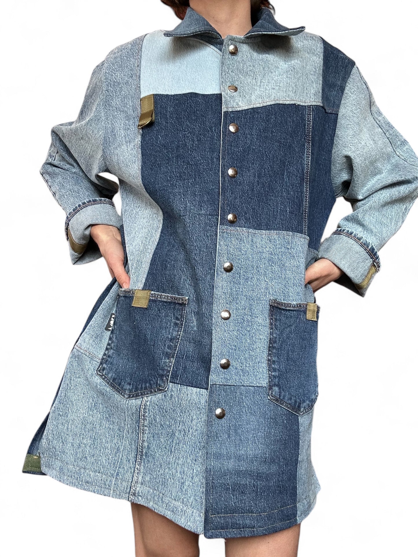 Denim overcoat