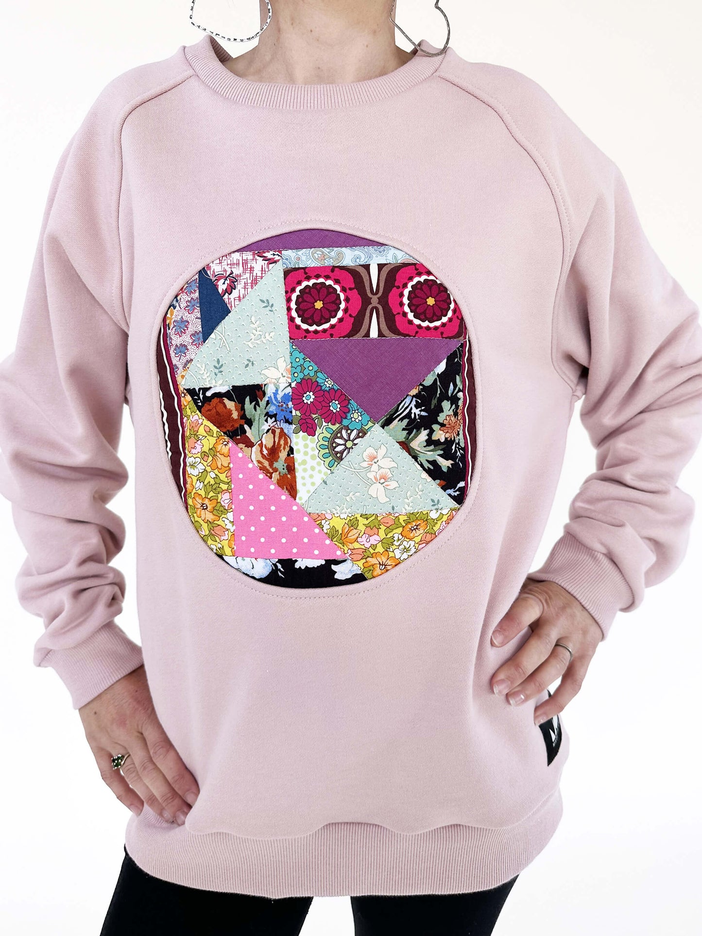 Patchwork Sweater- Medium
