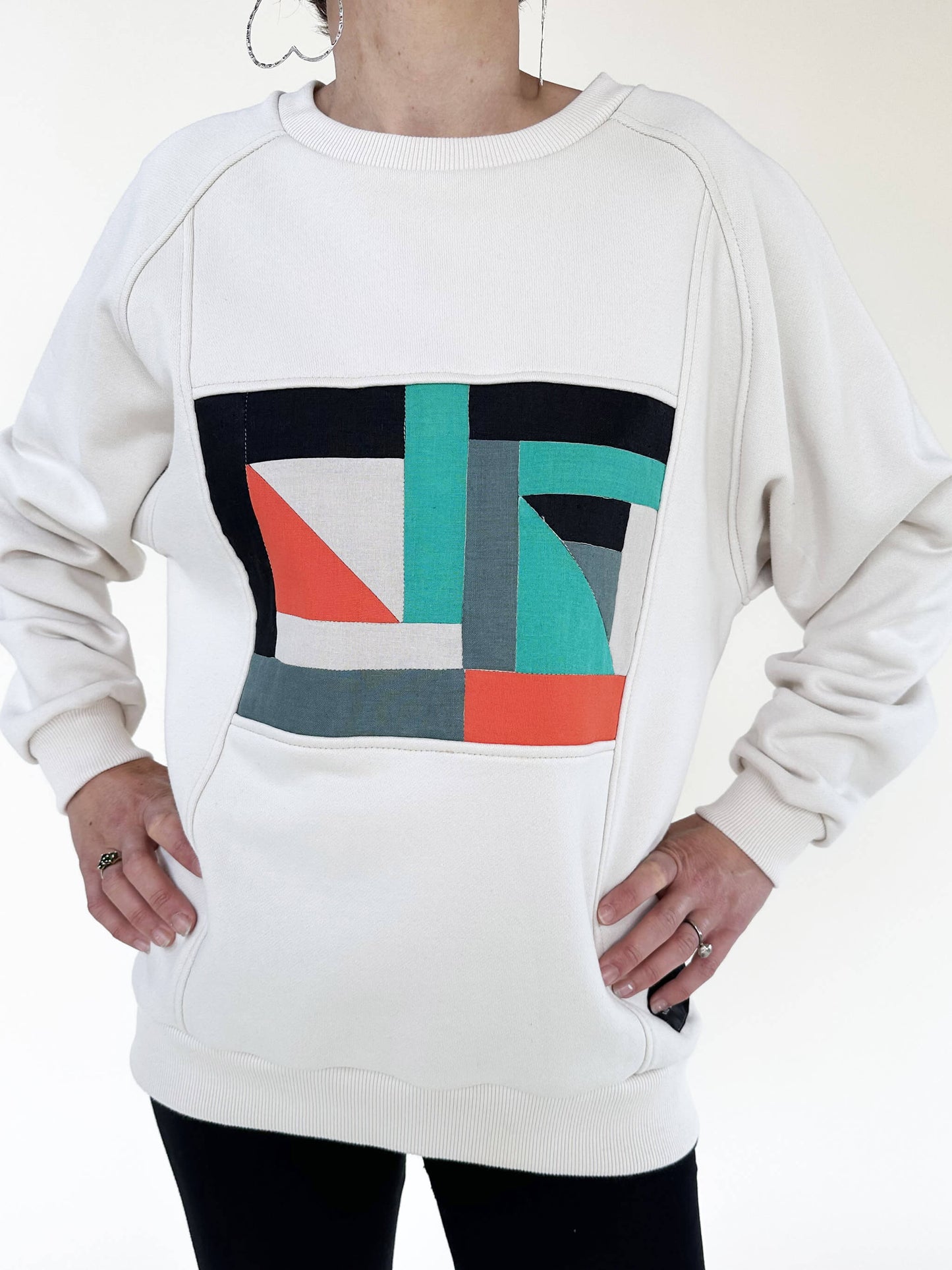 Patchwork Sweater- Medium