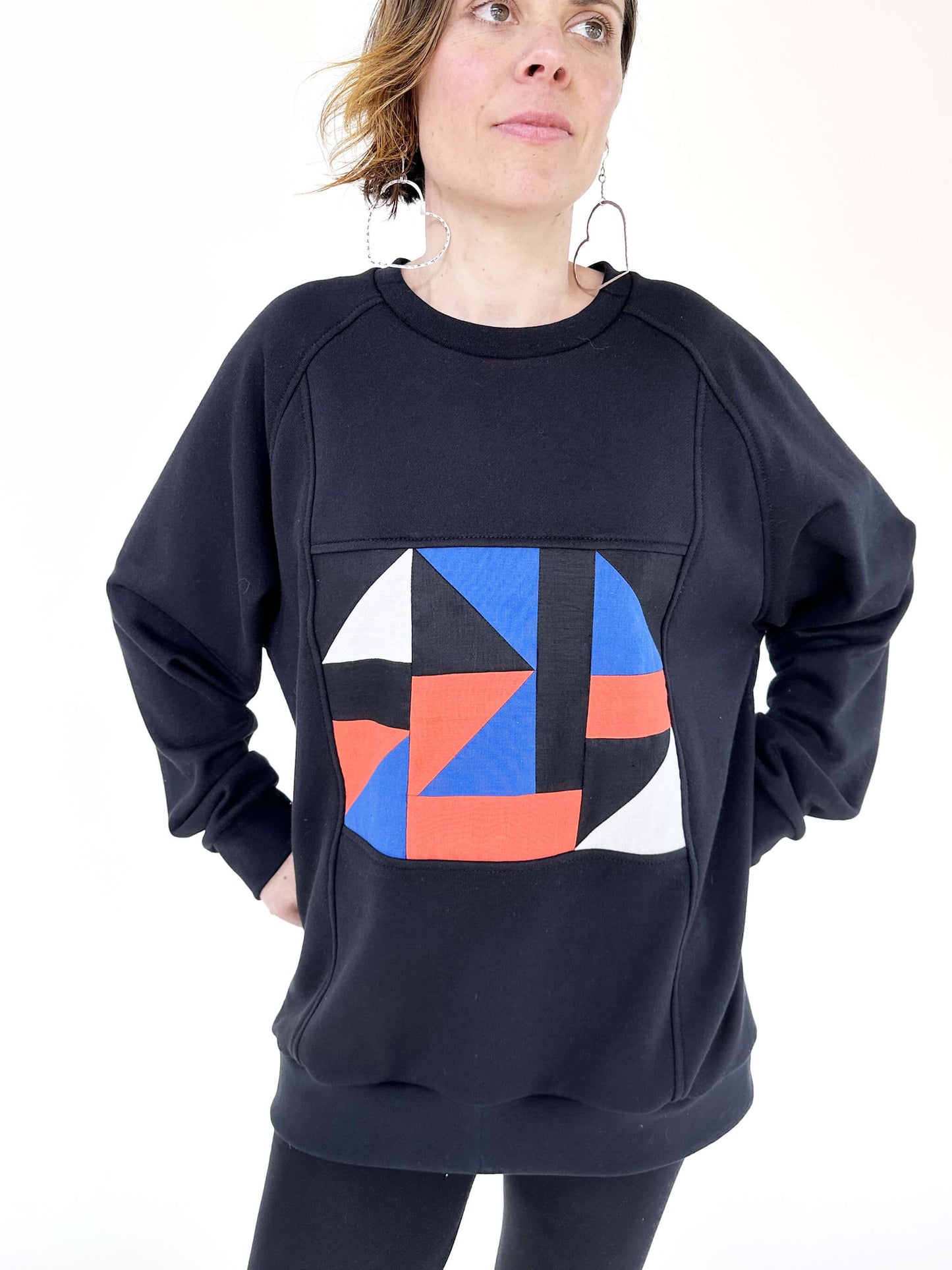 Patchwork Sweater- Medium