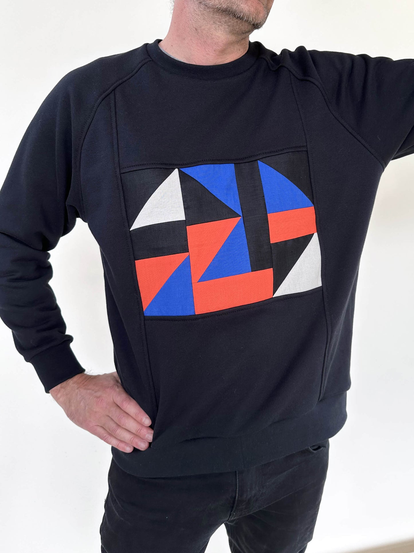 Patchwork Sweater- Medium