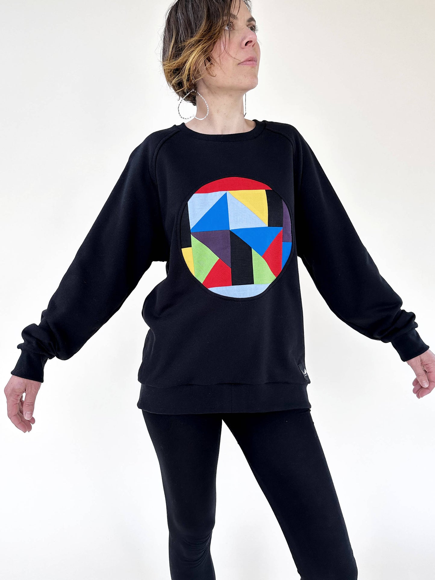 Patchwork Sweater-Medium